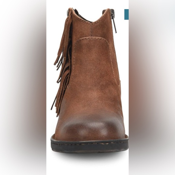 Born Kenia Brown Suede Bootie Size 10 - Picture 4 of 4